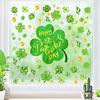 St Patrick‘s Day Window Cling Static Decal for Glass Irish Holiday Festival Home Decor Removable Reusable