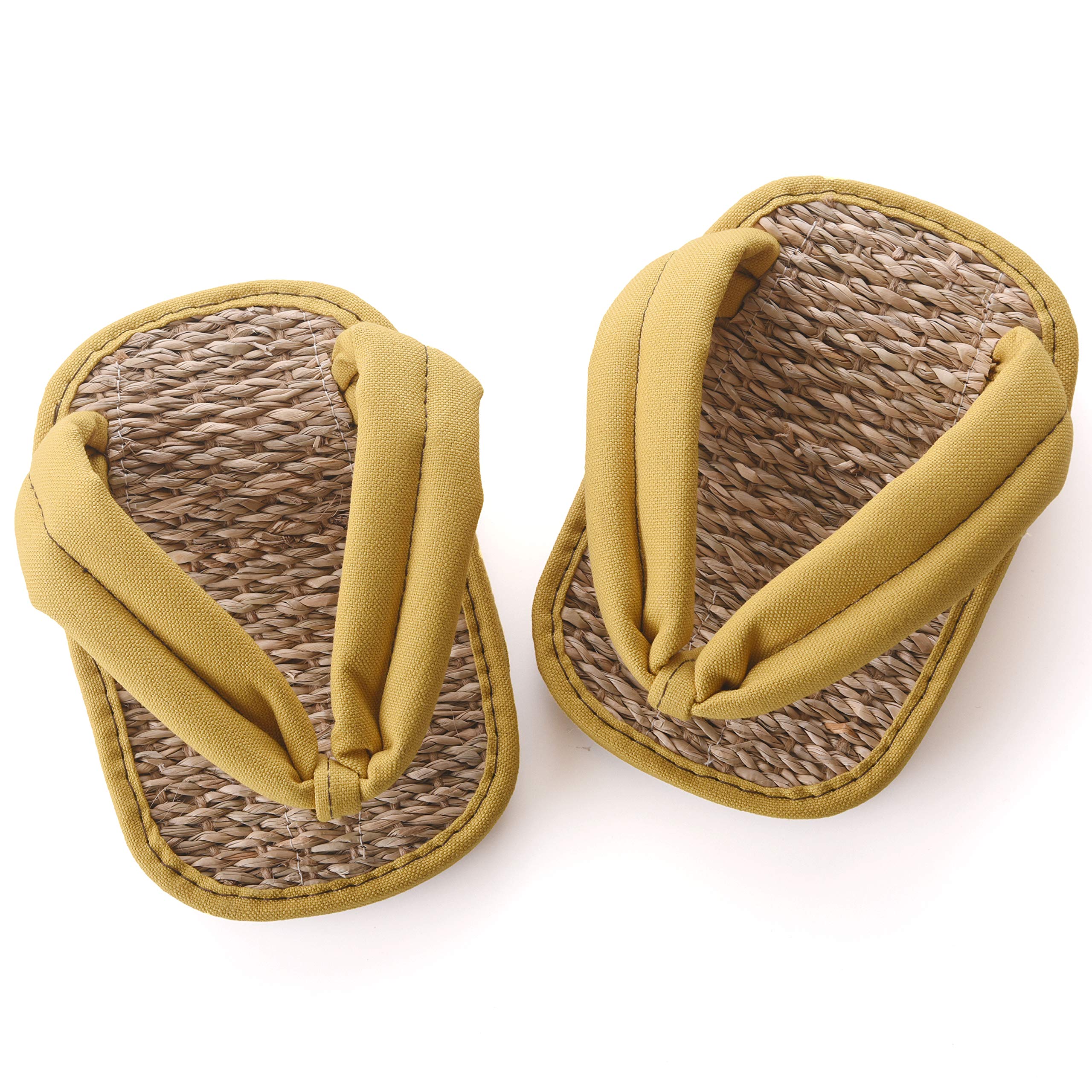 

After Heel Diet Indoor Shoes Slippers, Half-Foot Sandals, (Mustard) гірчичний