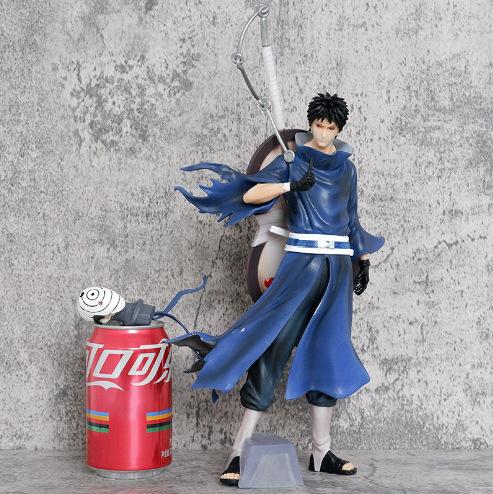 Big Wave with Soil Figure Naruto Standing Position Uchibo with Soil Double Head Carving Anime Figure Model Ornament Wholesale