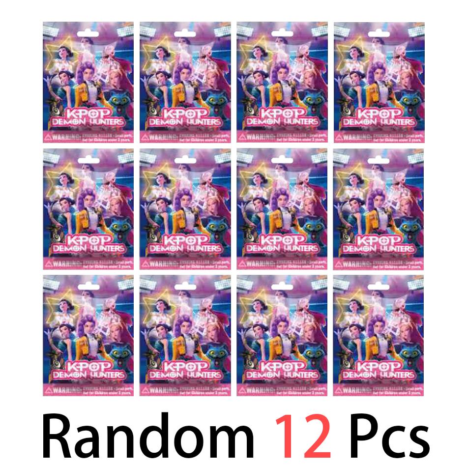 Anime 24 Stück Kpop Dämonenjäger Box Dämonenjäger Rumi Mira Zoey Tiger Spielzeug Schreibtischdekoration Statuen Ornament Kind Weihnachtsgeschenke