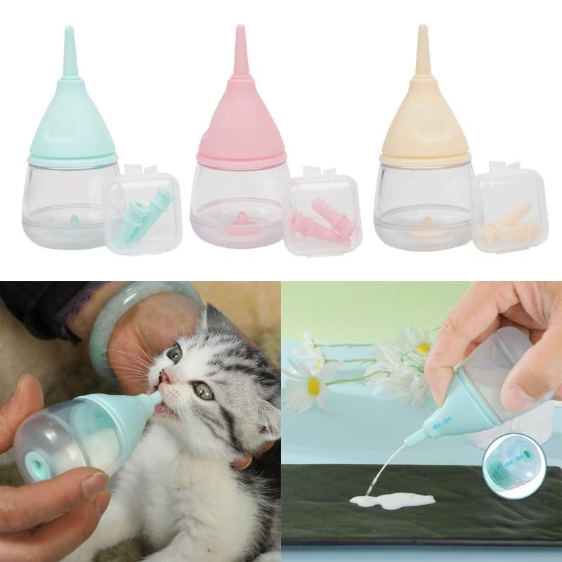 Newborn Small Animal Milk Feeders for Nursing Small Animals Convenient Feeder 35ml Kitten Puppies Feeding Tool