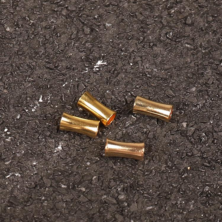 

Латунные бусины-разделители в виде бамбука - Непал Цилиндрические аксессуары для бисероплетения 5x10mm (Hole ~3mm)