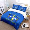 Brazil Soccer Crest Pattern. Bedding Sets Duvet Cover Sets Duvet Covers Pillowcases(1 * Duvet Cover 2 * Pillowcases Without Duvet Insert)