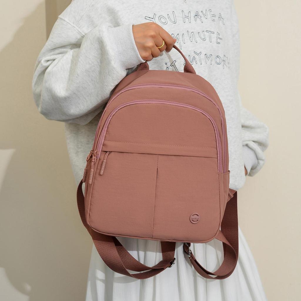 Leichter Rucksack Neuer Stil Damen Minimalistisch Großes Fassungsvermögen Schultasche Reise Multifunktional Kleiner Rucksack