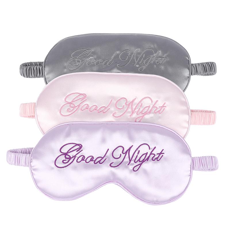 Sleeping Blindfold Eye Masks Blackout Eye Cover Washable Adjustable Eyepatch