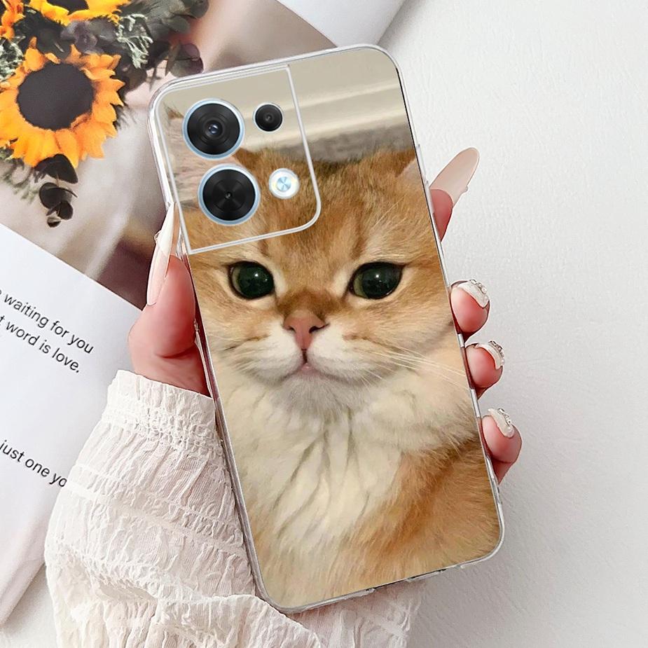 For Oppo Reno8 Pro 5G Case CPH2357 Cool Design Fashion Painted Cover Soft Silicone Phone Case For Oppo Reno 8 Pro Reno8 5G Shell