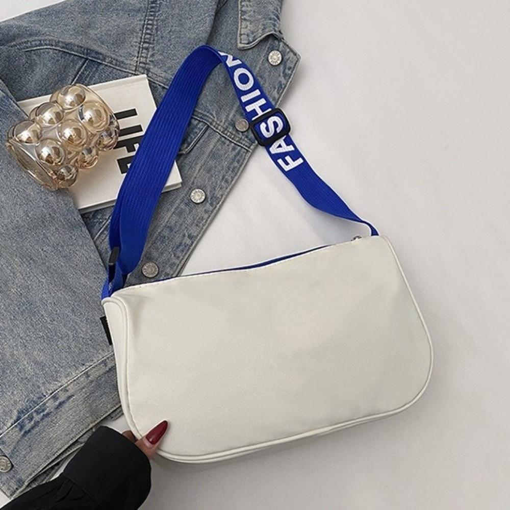 Wide Shoulder Strap Single Shoulder Bag Fashion Style Oxford Dumpling Bag Commuting