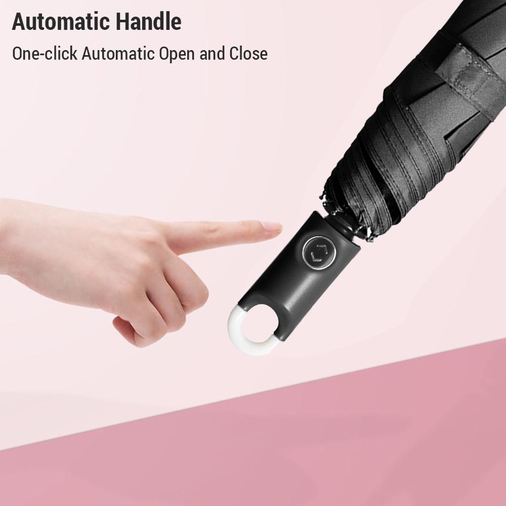 360° Rotating Handle Windproof Umbrella Lightweight Compact Umbrella  for Men and Women