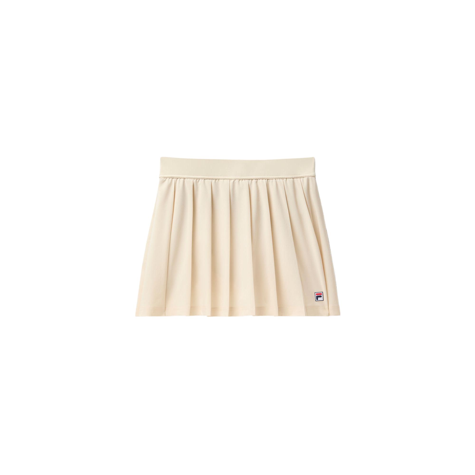 FILA Essentials Classic Fashion Versatile Casual Skirt Women skirts Beige TW31D361-926 L
