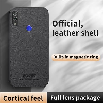 Custodia in Pelle Morbida con Cornice Magnetica di Lusso Business per Xiaomi Redmi Note 7 7S Pro Note7 Custodie per Telefono Capa