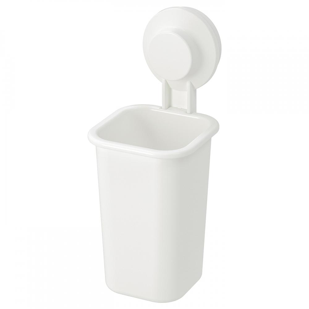 

Держатель зубных щеток на присоске ИКЕА ТИСКЕН белый