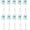 BOVVSLE Replacement Brush Heads for Philips Sonicare Electric Toothbrushes Plaque with Identification Regular Focused On White - DiamondClean,