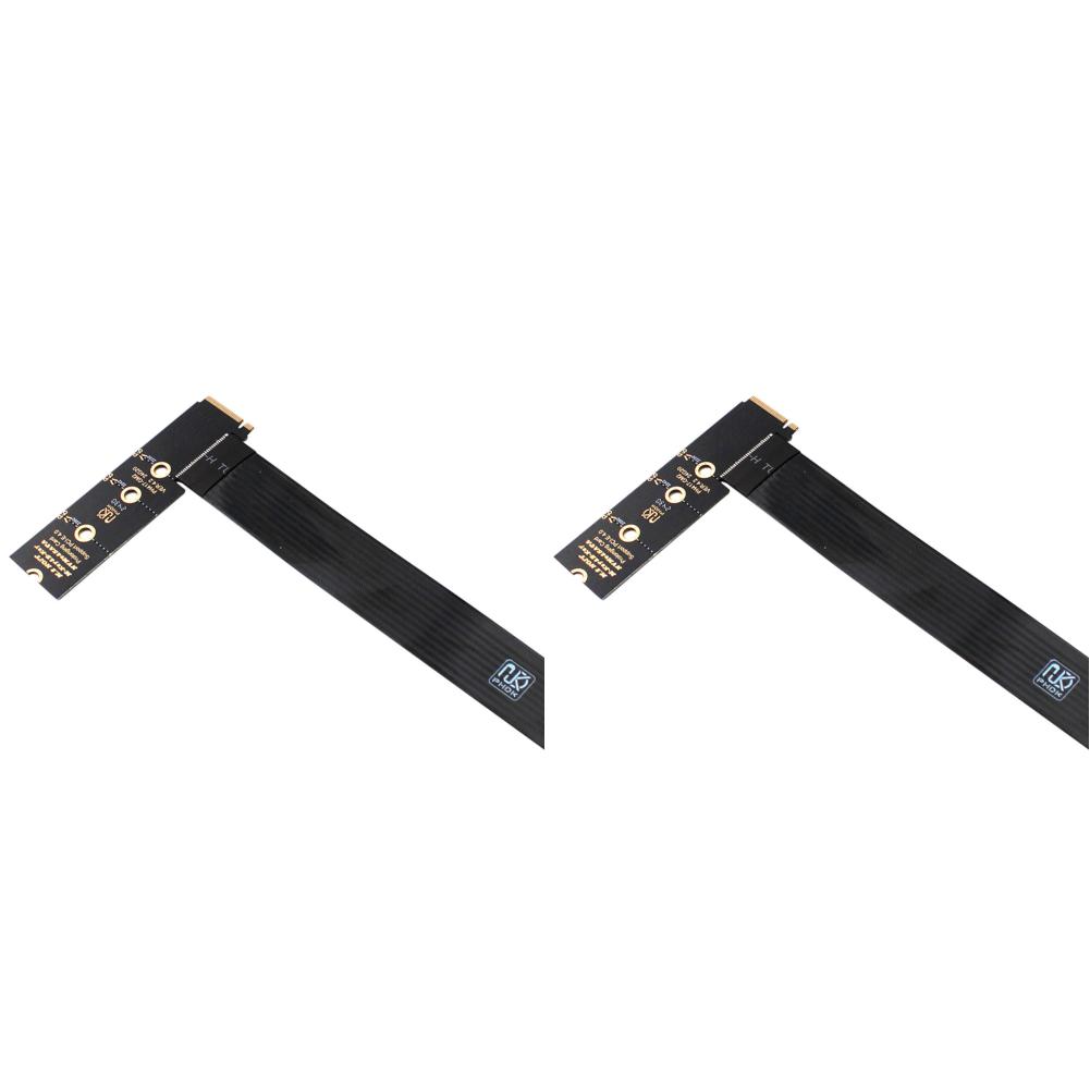 Dual Protocol PCIE4.0 M.2 M Key NVME Extension Cable Riser Card SSD Adapter for 2230 2242 2260 2280 M.2 PCI-e / M2 NGFF SATA SSD