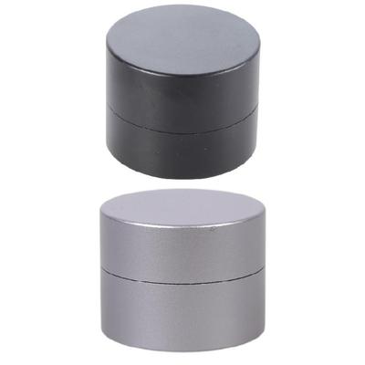Runder QueTip-Kreidehalter Ersatz Kleine magnetische Billardkreidebox Aluminium Billardkreidehalter für Billard Queue