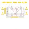 Universal T-shirt Ruler Guide All-in-ONE T-shirt Calibration Tool Ruler Accessories Clothes Ruler