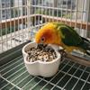 Cage Accessories Bird Shaped Ceramic Pet Bowl Anti-Tip Large Capacity Hamster Food Bowl Smooth Parrot Water Bowl Pet Feeding