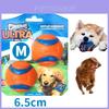 Chuckit Bola de Borracha Brinquedo para Pet Durável Mastigável Interativo Som Caminhada Border Collie Médio