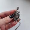 Vintage Gothic Hollow Castle Necklace European and American Vintage Punk Holiday Gift Pendant