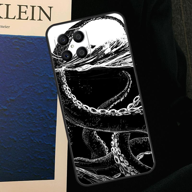Octopus Case For Honor 50 70 90 Lite X9b X9a X8b X8a X8 X9 X9c Honor 200 Pro Magic 7 5 6 Lite Cover