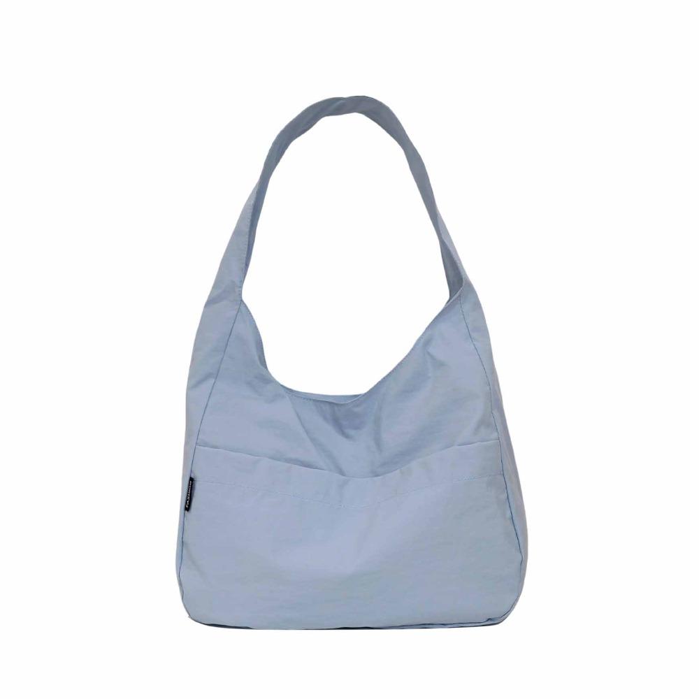 

Candy Color Sport Tote Bag Large Capacity Mobile Phone Pack Small Nylon Shoulder Bag Outdoor синий