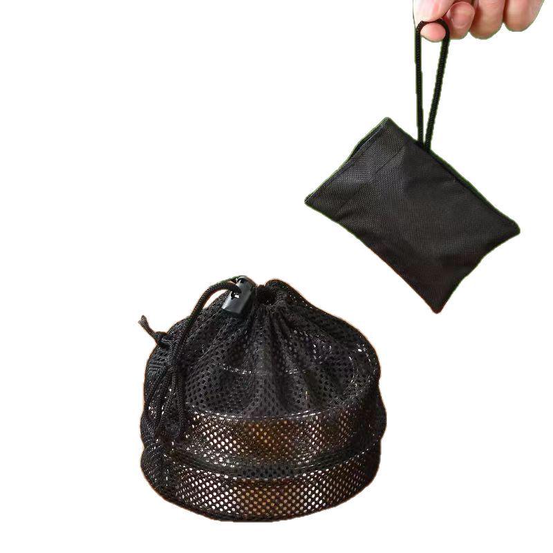 304 Stainless Steel Folding Camping Tableware Set - Durable, Portable, and Collapsible Cookware for Outdoor Adventures.