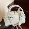 Niche Design Locomotive Style Personalized Handbag Women's Commuter Versatile Messenger Bag
