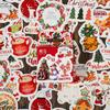 46/52pcs Merry Christmas Stickers Set Mini Letters Notes Sticker for DIY Decoration Album Diary Gift Seal
