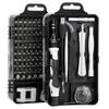 115-in-1 Carbon Steel Multi-Purpose Clock & Phone Repair Screwdriver Set