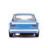 Modèle réduit - jada - ford escort mki rs2000 - bleu - échelle 1:32 - roues fonctionnelles