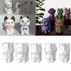 3D Dog Soap Mold Silicone Chocolate Fondant Mold Candle Making DIY Crystal Resin