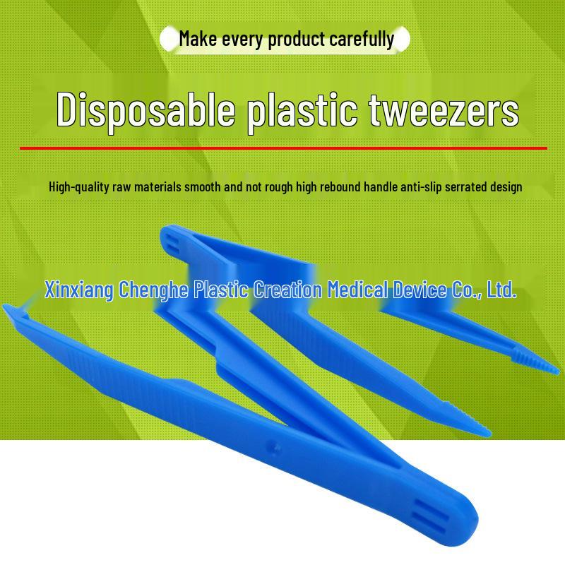 ABS Material Disposable Plastic Dressing Tweezers Clips