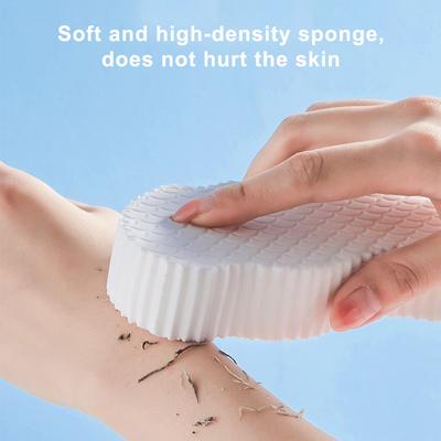 1ks Silně Adsorpční Měkká Houba na Tělo Pro Miminko Dospělého Koupel Exfoliační Drhnoucí Houba Čistič Odstraňovač Odumřelé Kůže Nástroj