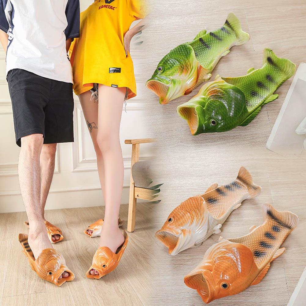 Fun And Funky Fish Slipper Sandals For Adults And Kids
