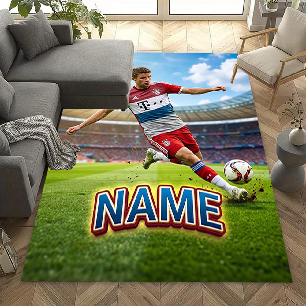 Bayern Munich Poster Area Rug Suitable for Hallway Kitchen Entryway Playrooms Antislip Carpet Anime Office Decor Perfect Gift for Friends & Family
