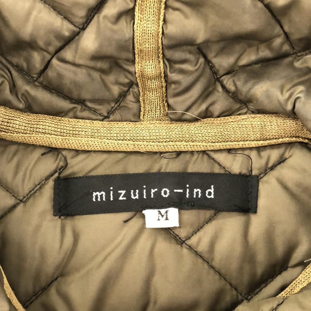 mizuiro ind Hooded Quilted coat M Khaki green Women Used
