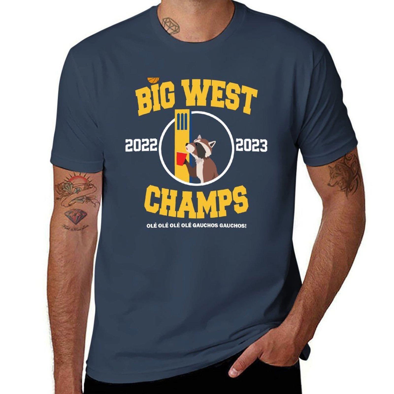 

2023 UCSB Big West Champs TShirt Plus Size Workout Short Sleeve Top S