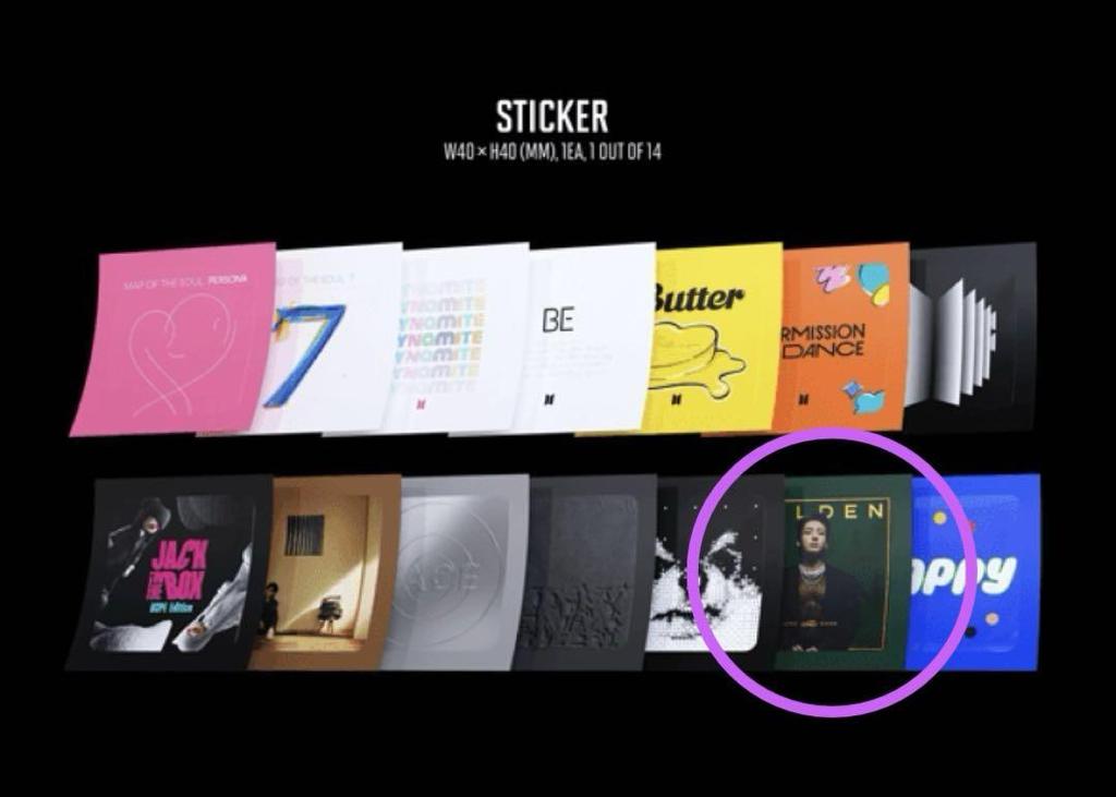 [USED] BTS FESTA 2025 Capsule Album Jungkook GOLDEN