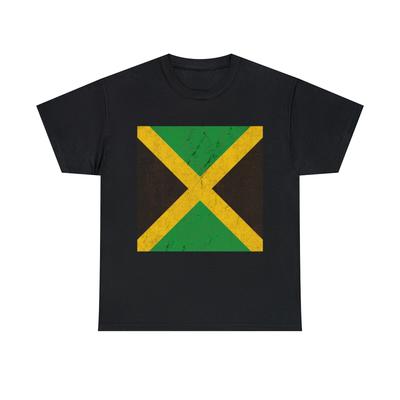Jamaica Flag Graphic Tee Shirt, S-5XL