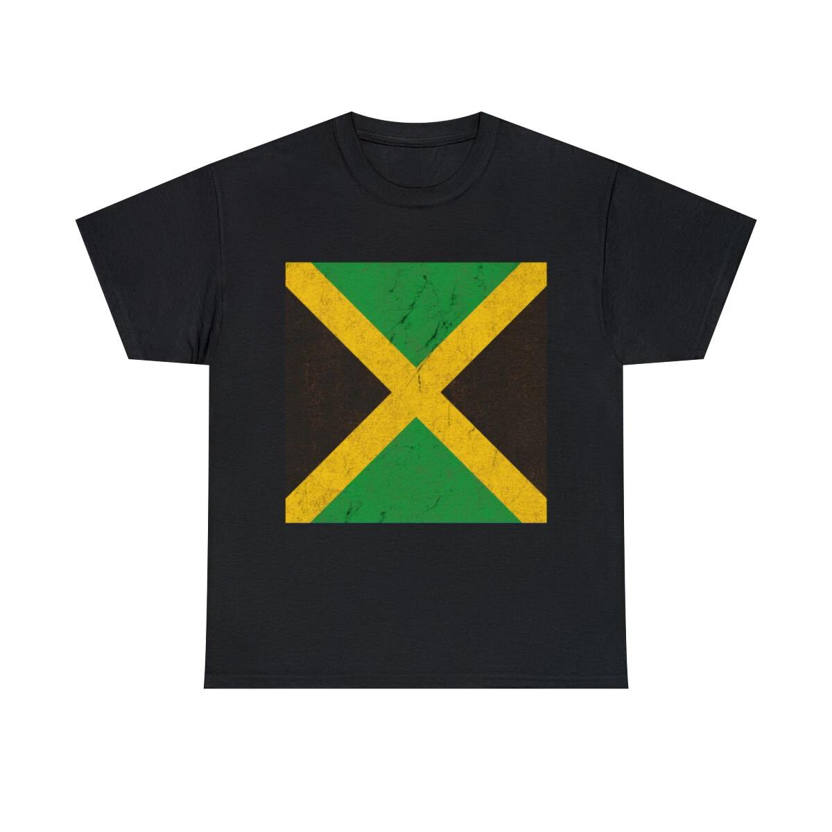 Jamaica Flag Graphic Tee Shirt, S-5XL XL