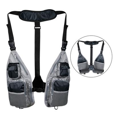 Ultra-light Fishing Vest Men Women Breathable Adjustable Waistcoat with Pockets D Rings for Boating