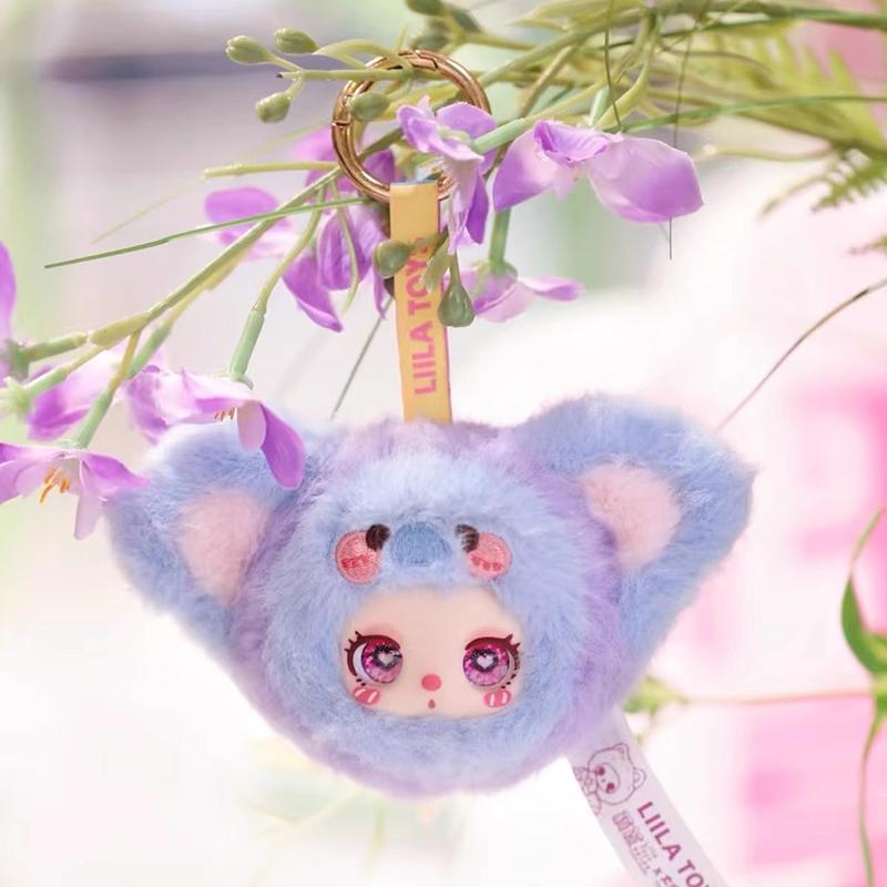 New Mini Liila Garden Tea Party Series Vinyl Blind Box Plush Doll Figure Mystery Collectible Toys Bag Charm Pendant Birthday Gif