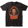 David Bowie Space Oddity Herren T-Shirt Musik Klassiker Konzert Rockband Tee Schwarz