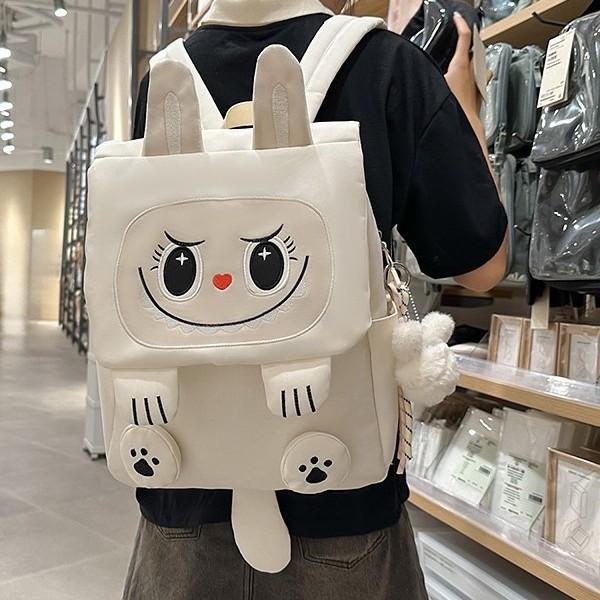 Schoolbag new high-value fresh and sweet cute cartoon backpack junior high school students lightweight travel large capacity backpack