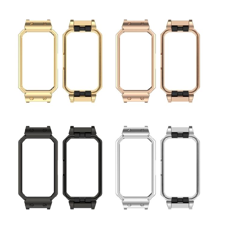 Steel Frame Screen Protector Smartwatch Wristband Accessory Protective Cover Case for Band 10 9 8