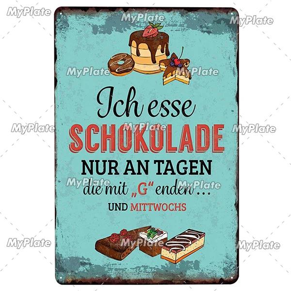 Cupcake Vintage Tin Sign Metal Sign Decorative Plaque Wall Decor Man Cave Club Decoration