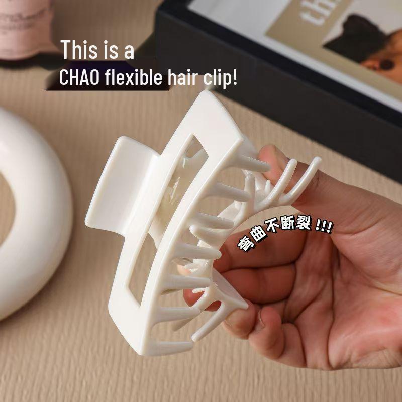 2025 Neue Silikon-Haarklammer Hai für Frauen - High-End-Stil, Koreanisch inspiriert, Design mit großem Volumen.