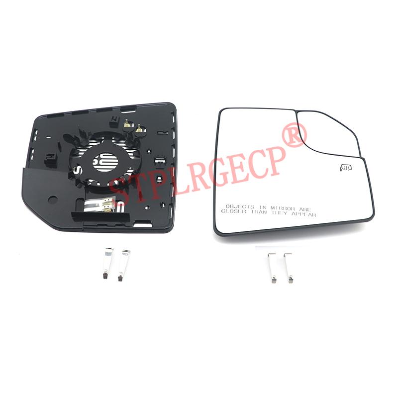 Verre chauffant de rétroviseur latéral de remplacement pour voiture avec plaque pour Ford F150 F-150 XL XLT 2015-2020
