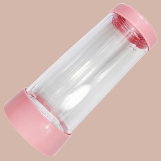 Flour Sieve Uniform Mesh Safe Baking Tool Handheld Rotating Transparent Sugar Shaker Dispenser for Home