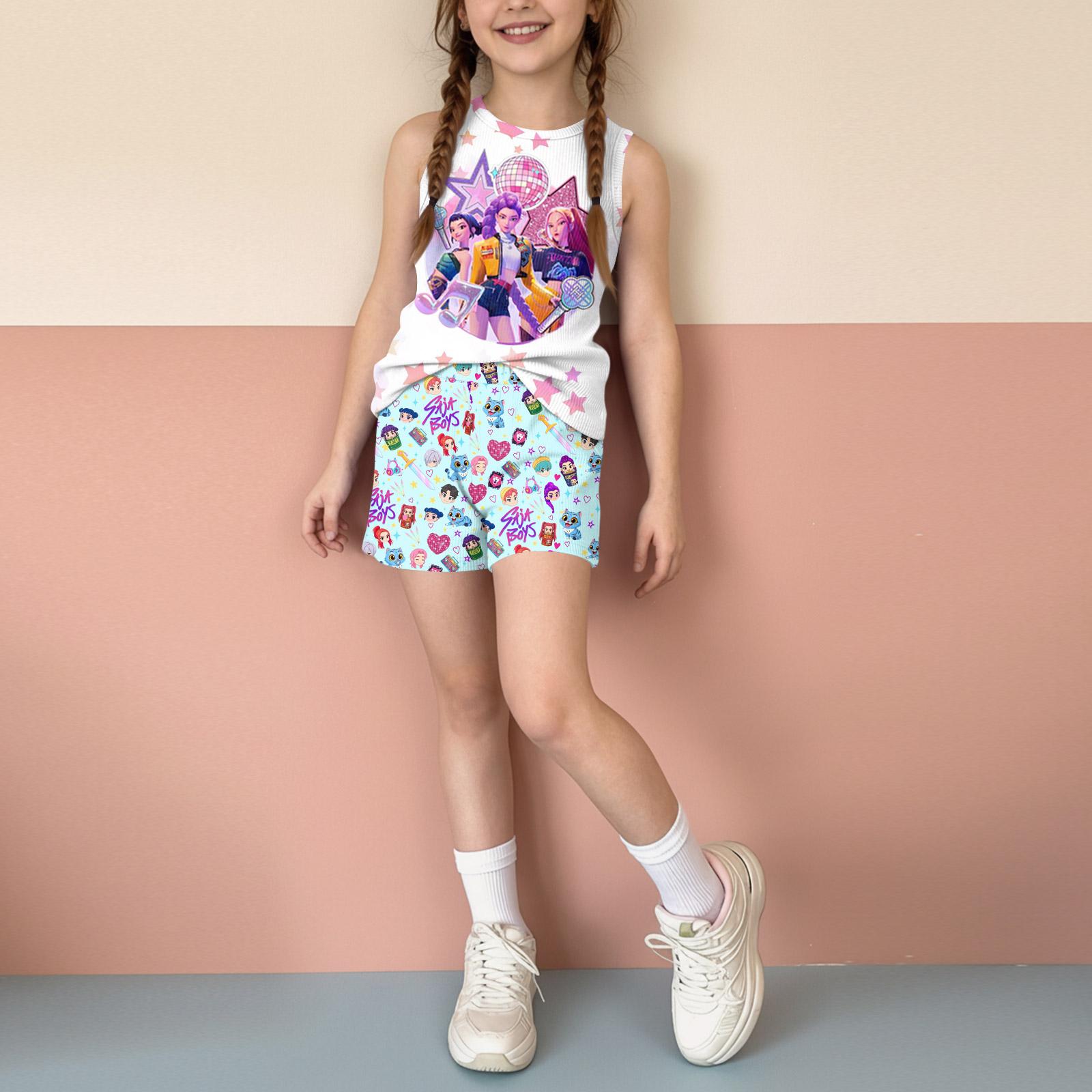 

Infant Newborn Baby Girls Boys Loose Print T-shirt+Pants Print Outfits Set 160