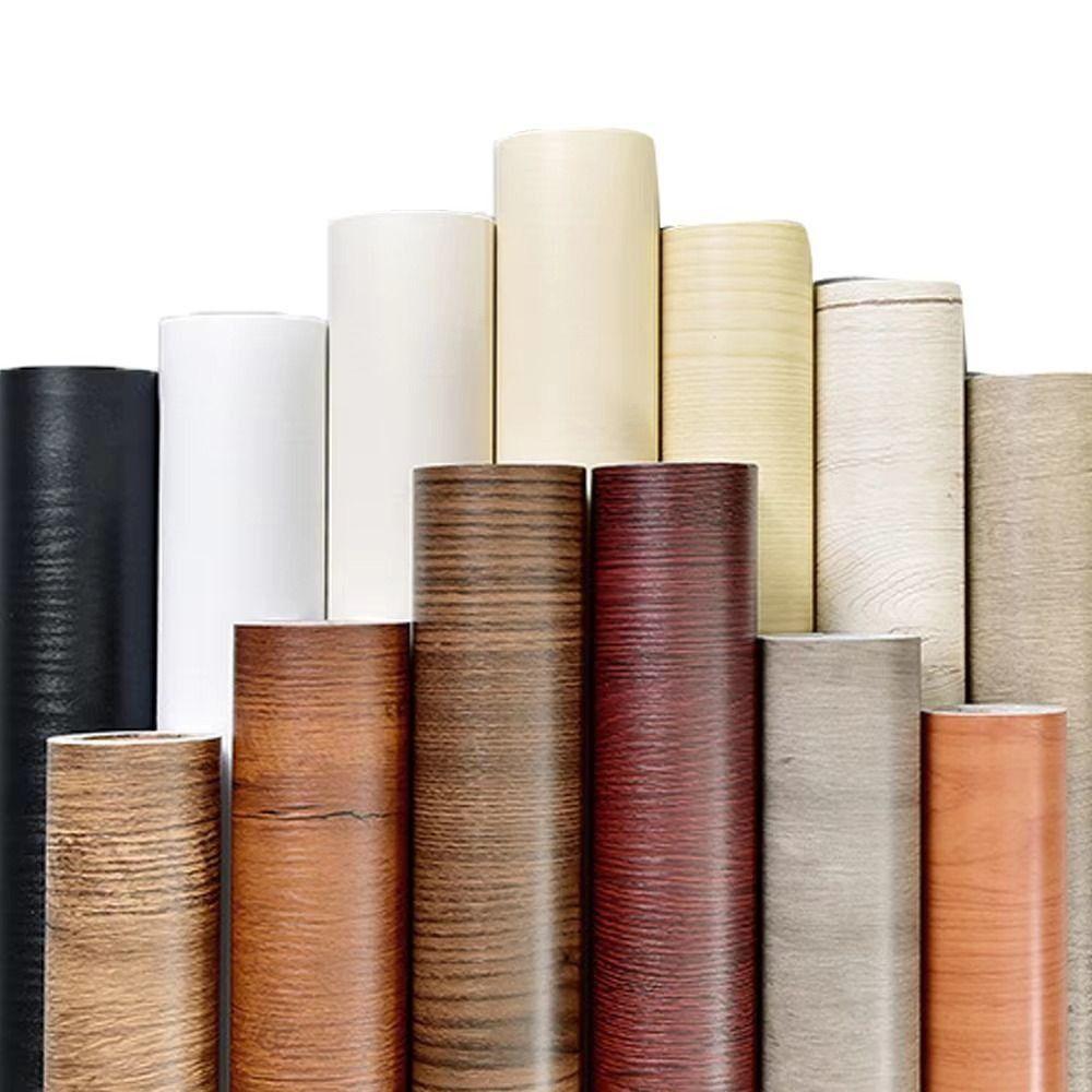 3D Selbstklebende Tapetenrolle 40*300cm Folie Selbstklebende Tapete Neue Holzmaserung Aufkleber